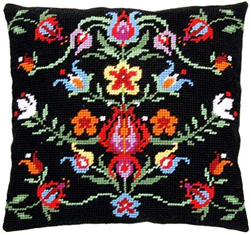 "Vervaco Tapestry Kit: Cushion: Folklore II, Cotton, NA, 40 x 40cm / 16"" x 16"""