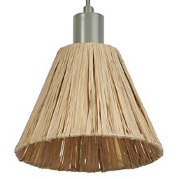 OSRAM Green-Brown Decor Raffia Pendant luminaire, E27