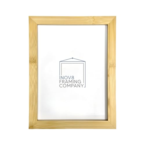 INOV8 Photo Frame Bamboo Natural 8x6 (6x4 App)