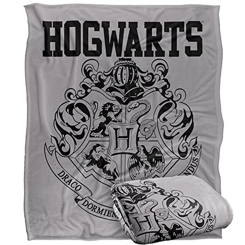 HARRY POTTER Hogwarts Athletic Officially Licensed Silky Touch Super Soft Throw Blanket 152 x 127 cm