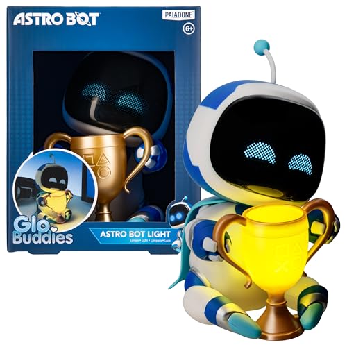 Paladone Astrobot GloBuddies Character Light – 15cm Desk Lamp with Light‑Up Eyes & Trophy - WeCool