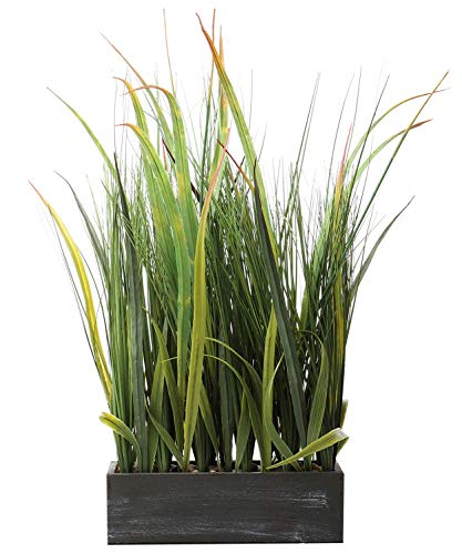 "SAROSORA Artificial Plants 22"" Tall for Garden Indoor Greenery Tabletop Decor Home Fake Grass - Fauk Plants (1, 22"")"