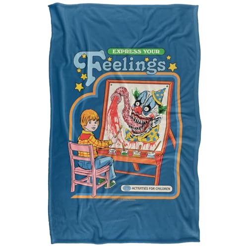Steven Rhodes Express Your Feelings Silky Touch Super Soft Throw Blanket 91 X 147 Cm