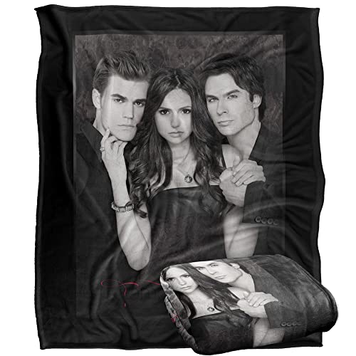 VAMPIRE DIARIES That was Then Officially Licensed Silky Touch Super Soft Throw Blanket 152 x 127 cm