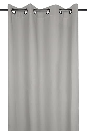 Stof Lovely Casa Nelson Polyester Curtain With Eyelets, polyester, mastic, 240x135 cm