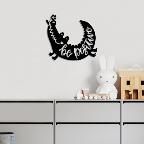 Stylish Black Decorative Metal Wall Accessory, 52 x 46 cm, 100% Metal, 1.5 mm Thickness, Lightweight & Elegant Design for Home Decor