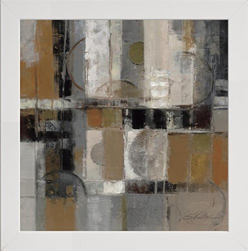 Frame Company Watson Range Circles and Squares by Silvia Vassileva, Photo Frame - 10 x 10 Inches, White