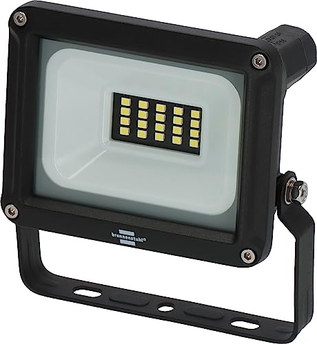 Brennenstuhl LED Spotlight JARO 1060 / LED Light 10W for Outdoor use (LED Outdoor Floodlight for Wall mounting,1150lm, Made of Aluminium, IP65)
