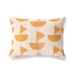 Bonamaison Decorative Cushion Cover Orange & Off White, Throw Pillow Covers, Home Decorative Pillowcases for Livingroom, Sofa, Bedroom, Size: 35x50 Cm - Designed and Manufactured in Turkey