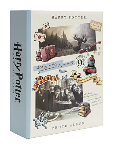 Grupo Erik Harry Potter 6x4 Photo Album Slip In - Gifts, Merchandise - Photo Albums 6x4 100 Photos - 10x15 cm Memory Book - Harry Potter Gifts for Women & Men, Photo Gifts for Adults & Kids