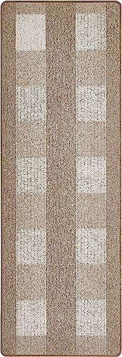 andiamo Dalia Rug, Heavy Duty Polypropylene, Easy to Clean and Stain Resistant, 67 x 200 cm, Light Beige