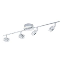 EGLO LED Ceiling Lamp Sarolo, Ceiling Spotlight, Chrome Stainless Steel