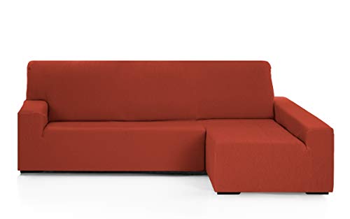Martina Home - Emilia - Elastic chaise longue cover - Long right arm (front view) - Teja