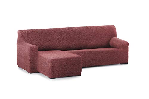 Eysa 3D chaise longue super bielastic sofa cover, short arm, left front view, colour 8
