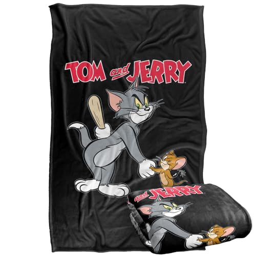 Tom And Jerry Prepared Silky Touch Super Soft Throw Blanket 91 x 147 Cm