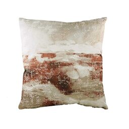 furn. Evans Lichfield Landscape Cushion Cover, Terracotta, 43 x 43cm