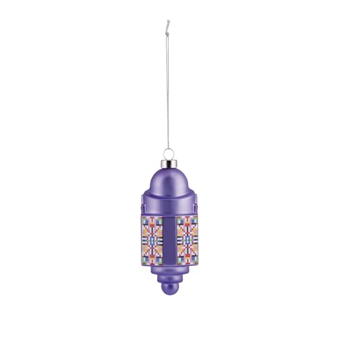 Alessi Dome ESA06 1 - Design Christmas Tree Ornament, in Blown Glass, Hand-decorated