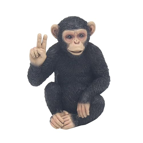 Lesser & Pavey Cheeky Monkey Peace Decor Figurine - Decorative Style, Display Ready Ornament, Eye Catching Accent, Ideal for Home and Office Decor, Memorable Gift Choice