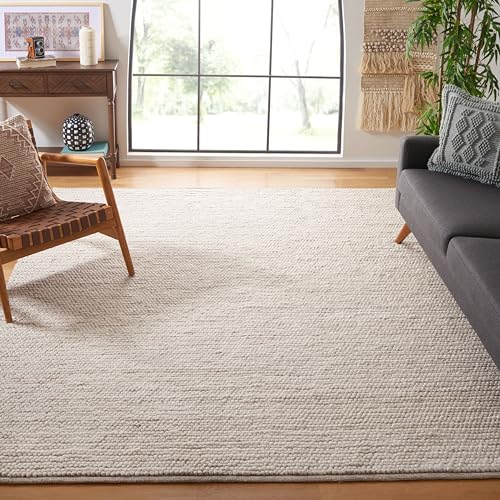 Safavieh Natural Fiber Rug for Living Room, Dining Room, Bedroom - Natural Fiber Collection, Short Pile, in Ivory, 240 x 300 cm