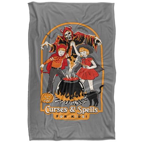 Steven Rhodes Curses Spells For Kids Silky Touch Super Soft Throw Blanket 91 X 147 Cm