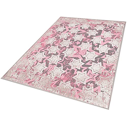 WELL HOME MOBILIARIO & DECORACIÓN ChesStars Printed Polyester Rug 120 x 180 cm Multi-Coloured