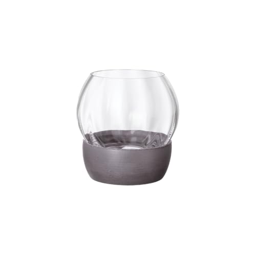 Villeroy & Boch - Rose Garden Home tea light holder, 11 cm, crystal glass/concrete