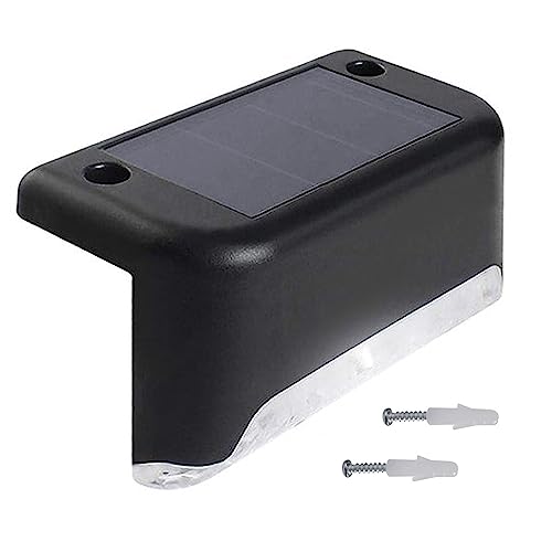Maclean MCE319 Dusk Sensor Solar LED Patio Stair Light Garden Pathway Light IP44, 4000K, Ni-MH 100 mAh, 80x45x45mm (1 piece)