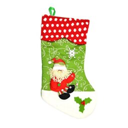 Traditional Personalised Luxury Santa Stocking Sack Sock Gifts Xmas Decorations Toys Sweets Fun 50cm Toe To Top Long Santa