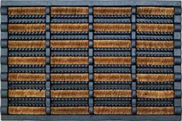 ID MAT T 4060 CombiMat Carpet Doormat Coconut Core Mattress/Galvanised Steel/Rubber Beige 60 x 40 x 2.29 cm