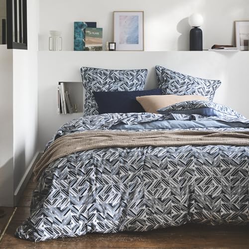 Essix Printed Cotton Percale Duvet Cover, Reflections, 240 x 220 cm
