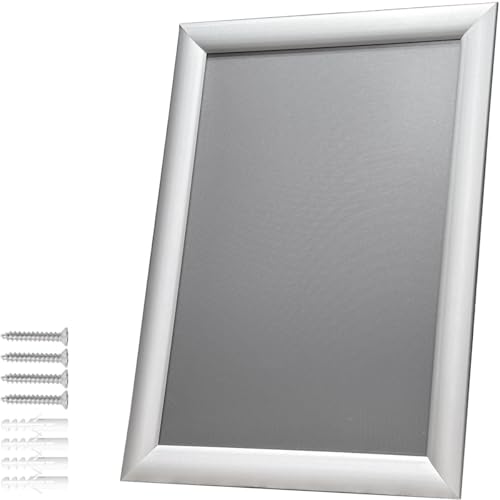 Albyco - Photo Frame – A4 Format – Aluminium Clip Frame for Poster, 21 x 30 cm, 25 mm Thick