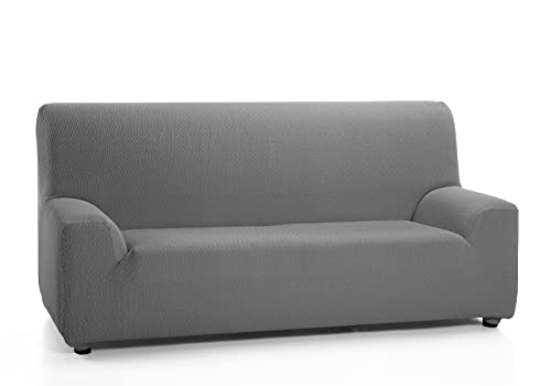Martina Home Sofa Cover Elastic,, fabric , Grey , 2 Places of 120 to 190 cm wide