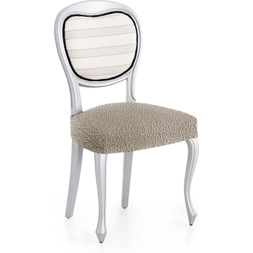 ECOMMERC3 - 2 Bi-elastic Jacquard Fabric Chair Covers - Super Elastic, Breathable and Adjustable Mink Chair Covers