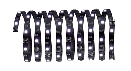 Paulmann 70252 YourLED ECO Strip 3 m RGB Multicolour LED Strip uncoated Light Strip Black Light Strip Colourful 14.5W 330 lumens 90 LEDs