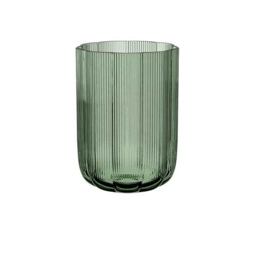 Villeroy & Boch – Fleur Gifts vase, height: approx. 22.5 cm, green, floral glass vase for natural flower arrangements, glass