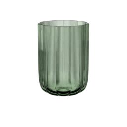 Villeroy & Boch – Fleur Gifts vase, height: approx. 22.5 cm, green, floral glass vase for natural flower arrangements, glass
