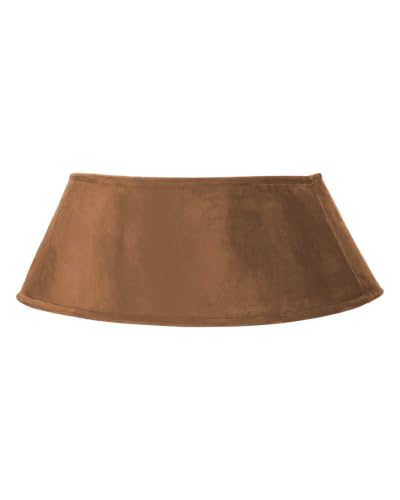 WeRChristmas Mocha Velvet Christmas Tree Skirt, 70cm