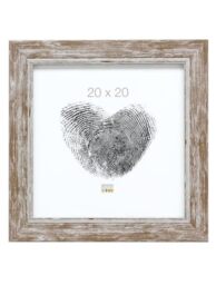 Deknudt S45VY3_20.0x20.0 Photo Frame, Resin, Beige, 20 x 20 cm