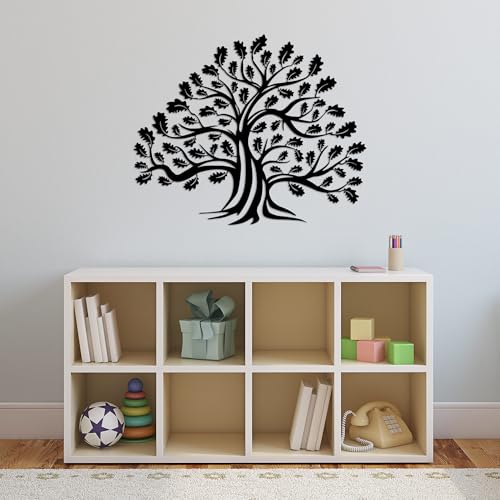 Stylish Black Decorative Metal Wall Accessory, 70 x 57 cm, 100% Metal (1.5 mm), Easy Wall Mounting, Perfect for Modern Home Decor