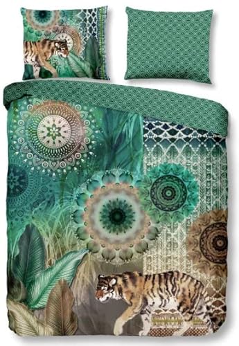 2-Persons Duvet Cover 200 x 220 cm Flannel nr:6948 Multi-Coloured