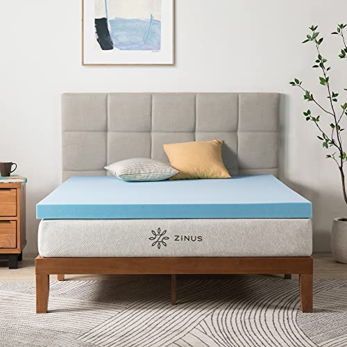 Zinus Mattress Topper, 100 x 200 cm, Firm Degree H2-H3, Height