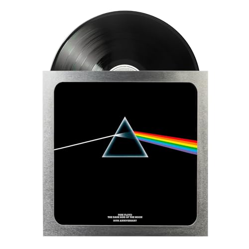 "Grupo Erik 12"" Vinyl Record Frame - Silver Frame, Vinyl Display 32 x 32 cm"