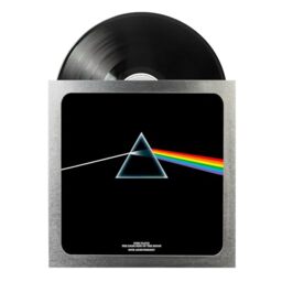 "Grupo Erik 12"" Vinyl Record Frame - Silver Frame, Vinyl Display 32 x 32 cm"