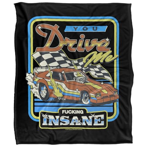 Steven Rhodes You Drive Me Insane Silky Touch Super Soft Throw Blanket 152 X 127 Cm