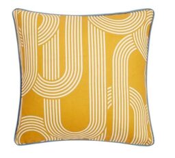 Ulster Weavers Limelight Ochre Filled Cushion, 50 x 50cm, Irish Linen, Microfibre Pad