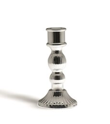 Excelsa Light Candlestick, Silver, 8 x 8 x 15 cm