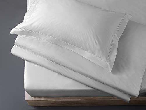 NK HOME ENNEKAPPA1876 COLOR BED SET WITH DOUBLE DUVET COVER Queen-size bed Bianco