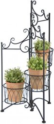 Esschert Design Folding 3 Pot Stand 48.9 x 43.5 x 97.8 cm