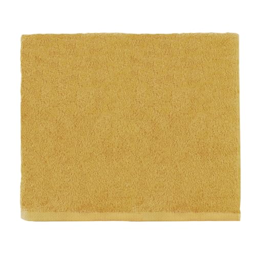 ESSIX Aqua Shower Towel, Cotton, Saffron Yellow, 65 x 125 cm