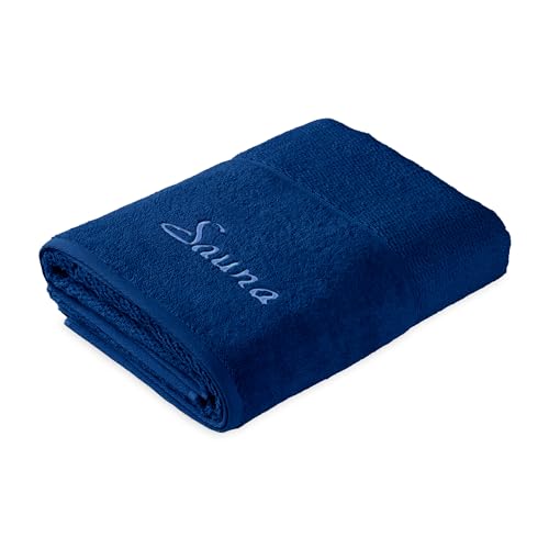 frottana MÖVE for Pearl Sauna Towel 80 x 200 cm 100% Cotton Deep Sea